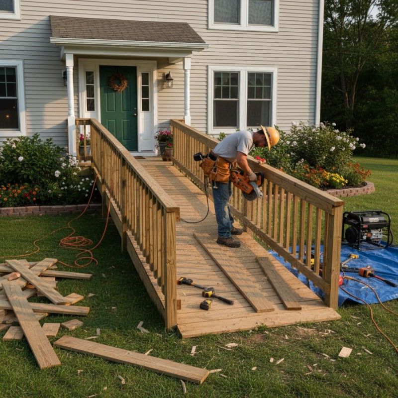 Wood Ramp Repair in Conroe, TX