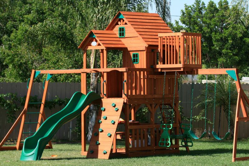 Wooden Playset Installation in Olathe, KS